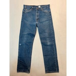 Vintage Levis 505 Orange Tab Jeans Mens 36x32 Regular Fit Straight Leg Blue 90s